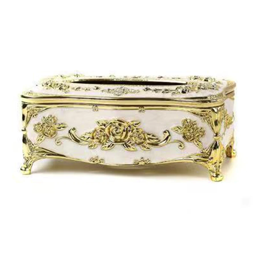 European Tissue Box, High-End Hotel Restaurant Napkin Extraction Box, Kitchen and Living Room Tabletop Tissue Storage Box