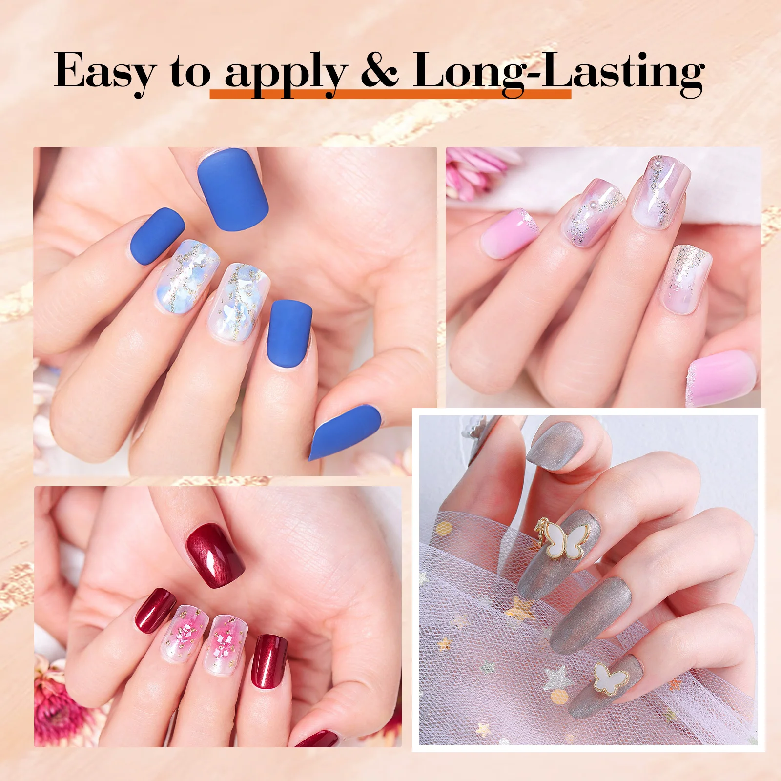 VENALISA 7.5ml Nail Gel Polish VIP5 HEMA Free Semi Permanent Soak off UV LED Nail Gel Varnish Full Coverage Nail Gel Lacquer