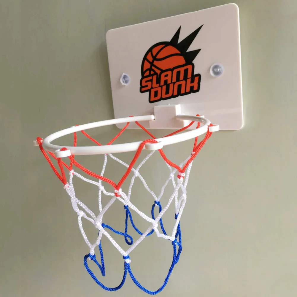 Mini Basketball Hoop Set Basketball Hoop with 1 Ball and 1 Inflatable Pump Kid Indoor Sports Basketball Backboard Funny Game Toy