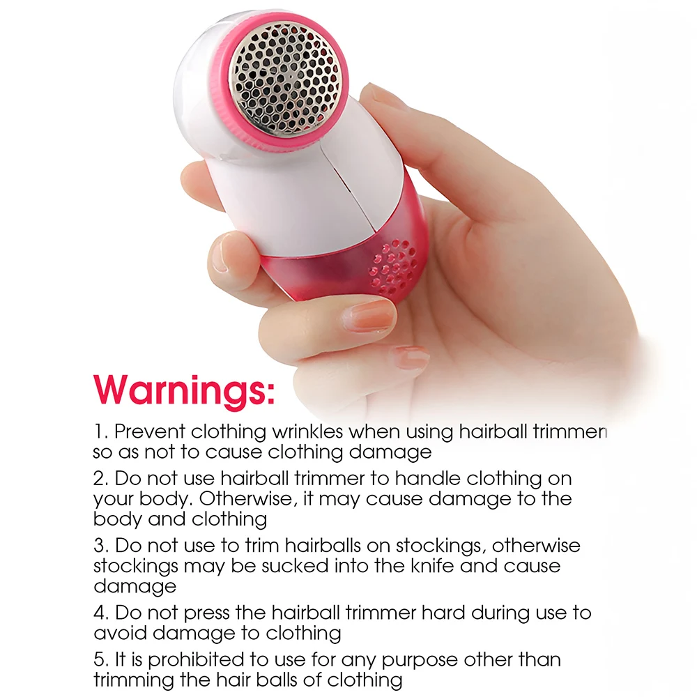 Portable Electric Fabric Sweater Fuzz Pills Shaver Clothing Lint Pills Removers Random Color Clothes Fluff Pellets Cut Machine