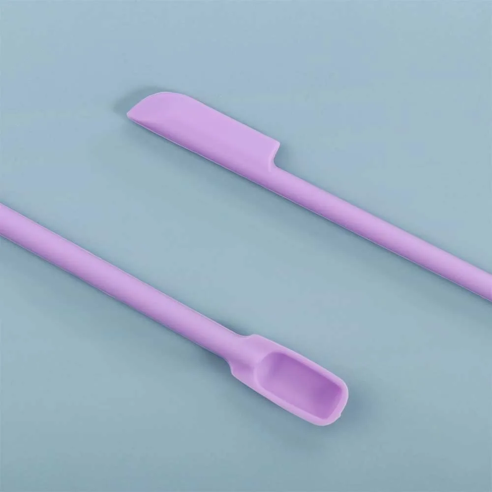 Face Mask Brush Cosmetic Last Drop Scoop Beauty Tools Silicone Spatula Deep Bottle Scraper Cosmetics Spoon Makeup Brushes