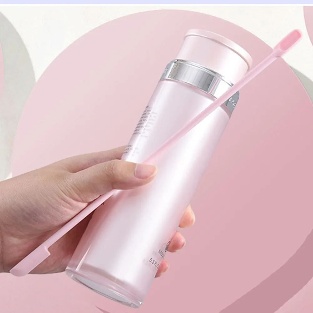 Face Mask Brush Cosmetic Last Drop Scoop Beauty Tools Silicone Spatula Deep Bottle Scraper Cosmetics Spoon Makeup Brushes