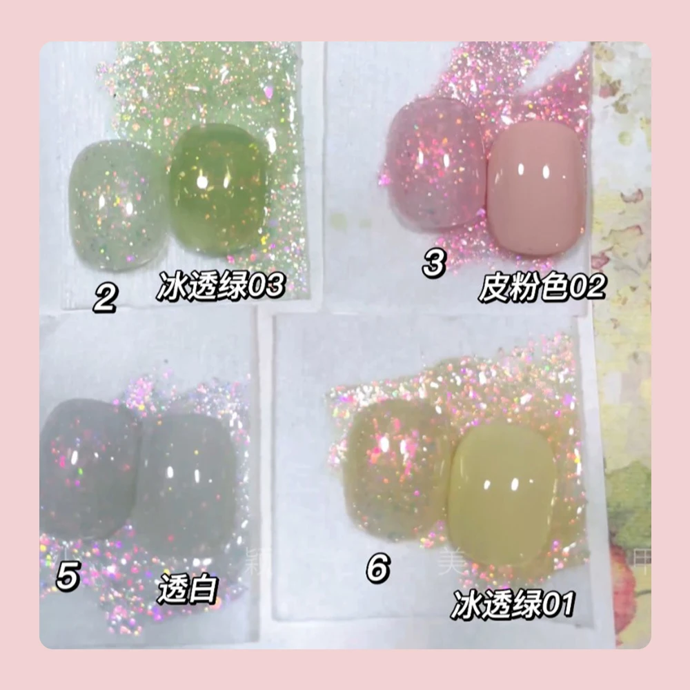 15ML Gel Nail Polish Glitter Sequins Manicure Semi Permanent Base Top Coat Long Lasting Soak Off LED UV Nail Art Gel Varnish %YX