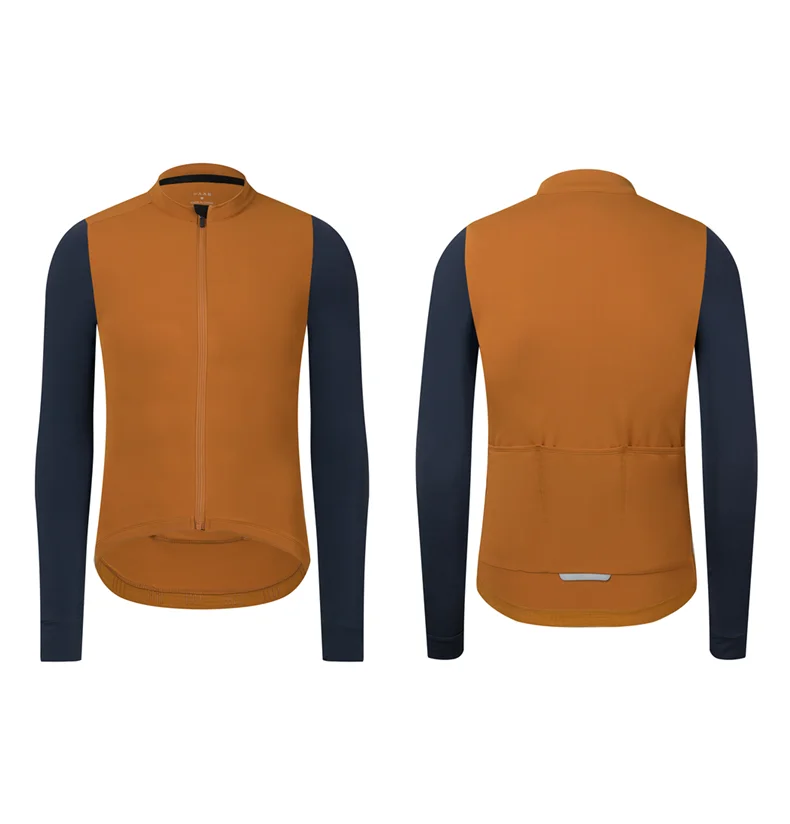 Rsantce 2024 Winter Thermal Fleece Cycling Jersey Top MTB Bike Outdoor Men's Bicycle Clothing Long Sleeve Shirt Uniform