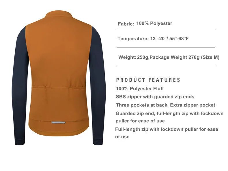 Rsantce 2024 Winter Thermal Fleece Cycling Jersey Top MTB Bike Outdoor Men's Bicycle Clothing Long Sleeve Shirt Uniform