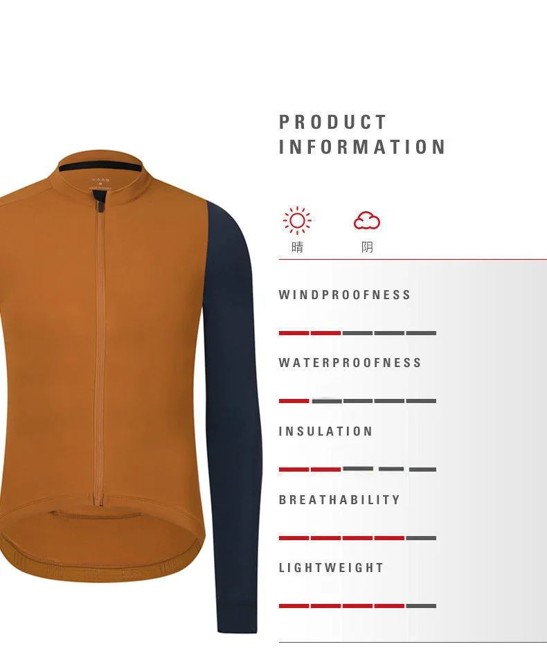 Rsantce 2024 Winter Thermal Fleece Cycling Jersey Top MTB Bike Outdoor Men's Bicycle Clothing Long Sleeve Shirt Uniform