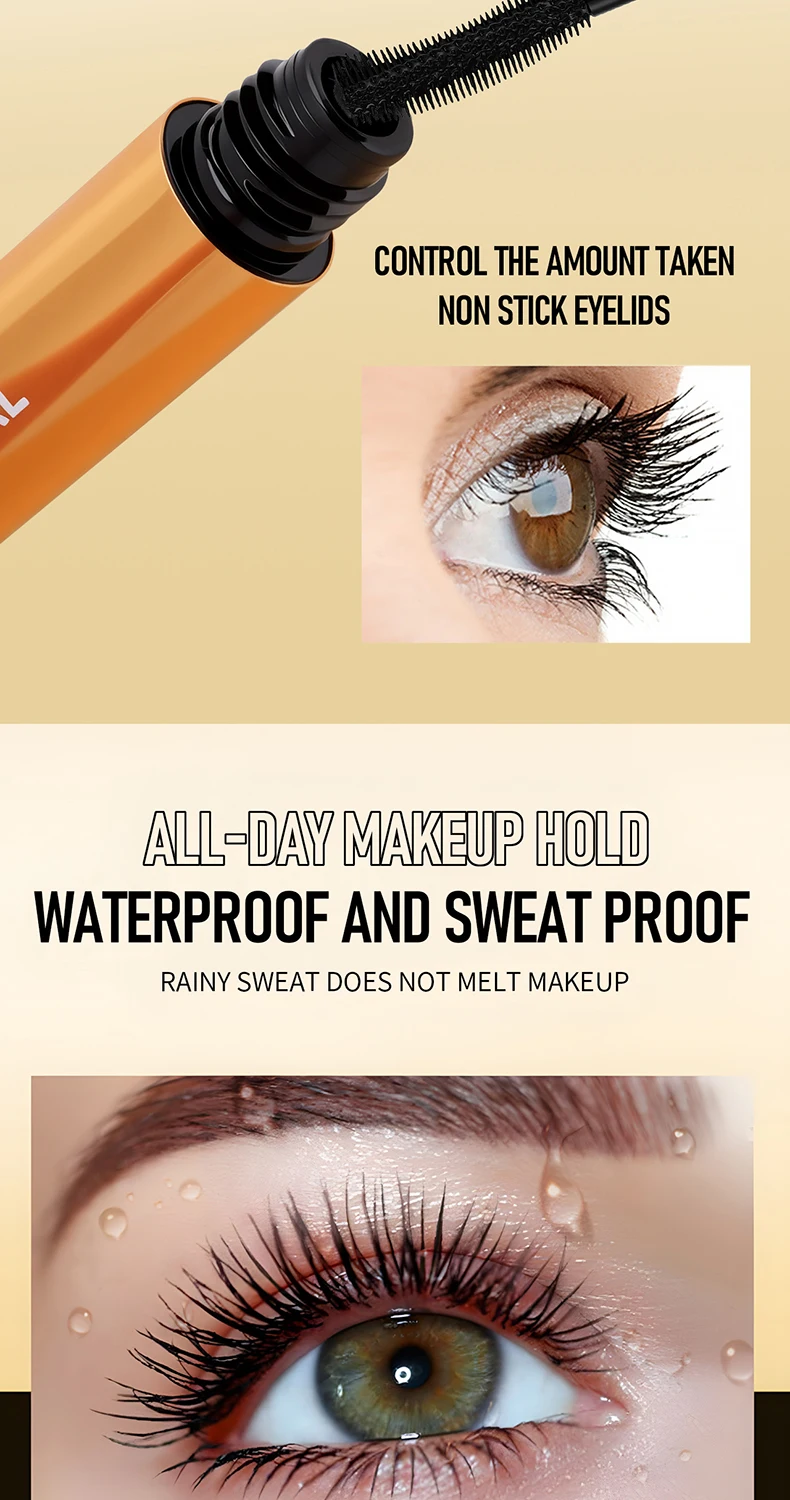 O‘cheal Mascara Black Lash Eyelash Brush 3D Silk Thick Curling Lengthening Eyes Lashes Beauty Makeup Cosmetics Extension Mascara