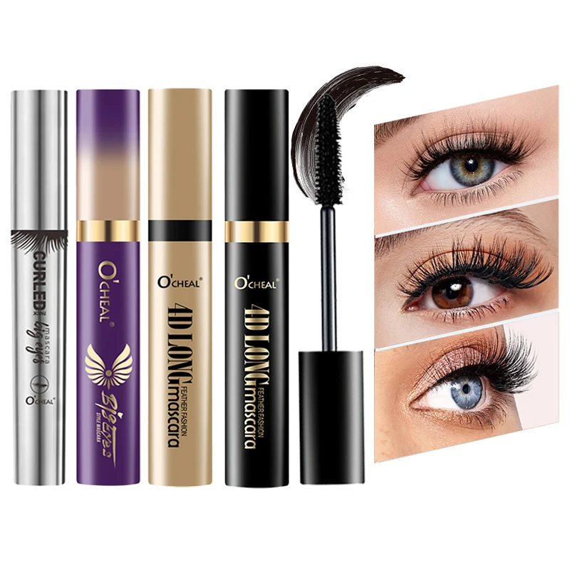 O‘cheal Mascara Black Lash Eyelash Brush 3D Silk Thick Curling Lengthening Eyes Lashes Beauty Makeup Cosmetics Extension Mascara