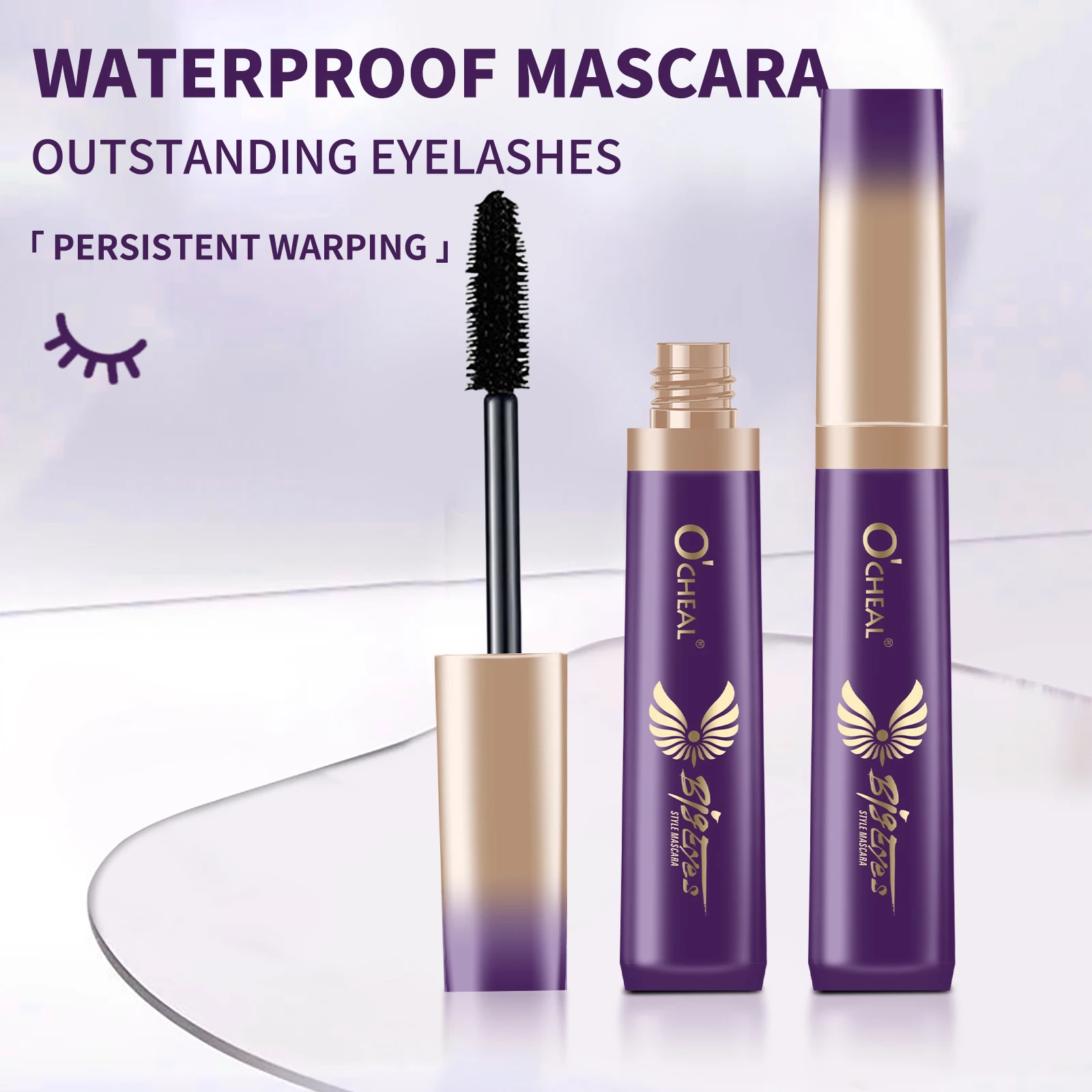 O‘cheal Mascara Black Lash Eyelash Brush 3D Silk Thick Curling Lengthening Eyes Lashes Beauty Makeup Cosmetics Extension Mascara