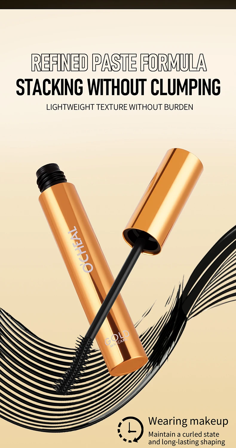 O‘cheal Mascara Black Lash Eyelash Brush 3D Silk Thick Curling Lengthening Eyes Lashes Beauty Makeup Cosmetics Extension Mascara