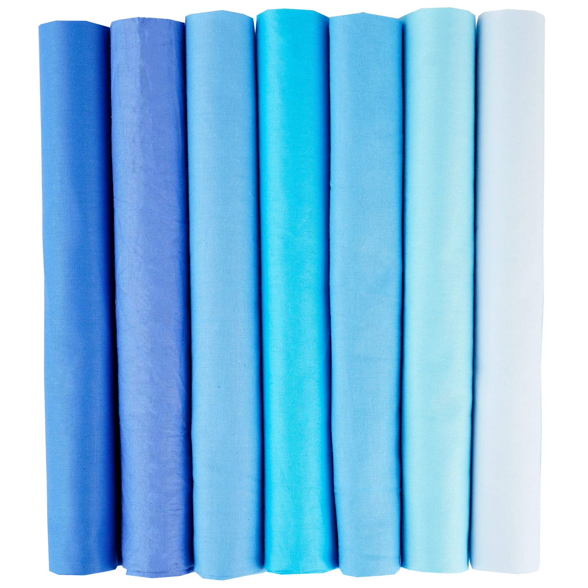 7PCS 25 X 25cm/50 X 50cm Squares Cotton Craft Plain Fabric Cloths for DIY Bundle Patchwork Quilting Sewing Scrapbooking Artcraft