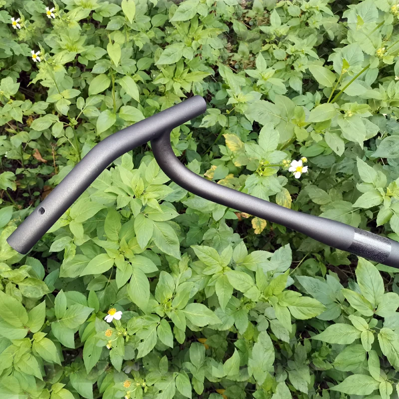 ZNIINO No Logo New Carbon Gravel H Handlebar Big Flare Bar Cycle Cross Road MTB Bike Handlebars Carbon Fiber Travelling Bicycle