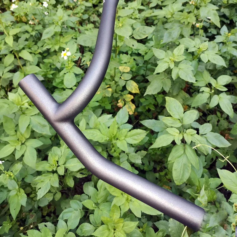 ZNIINO No Logo New Carbon Gravel H Handlebar Big Flare Bar Cycle Cross Road MTB Bike Handlebars Carbon Fiber Travelling Bicycle
