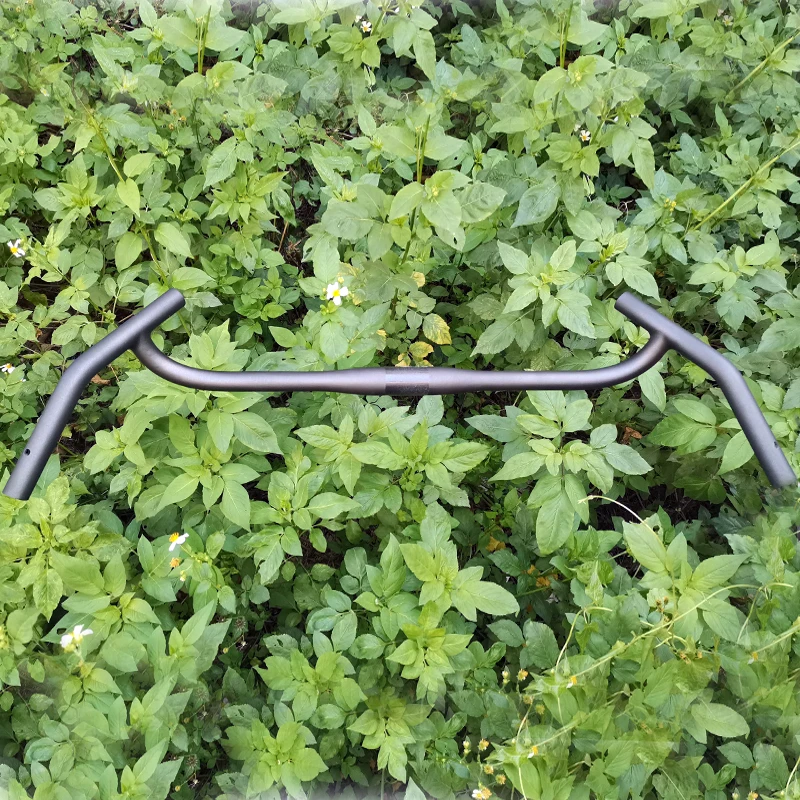 ZNIINO No Logo New Carbon Gravel H Handlebar Big Flare Bar Cycle Cross Road MTB Bike Handlebars Carbon Fiber Travelling Bicycle
