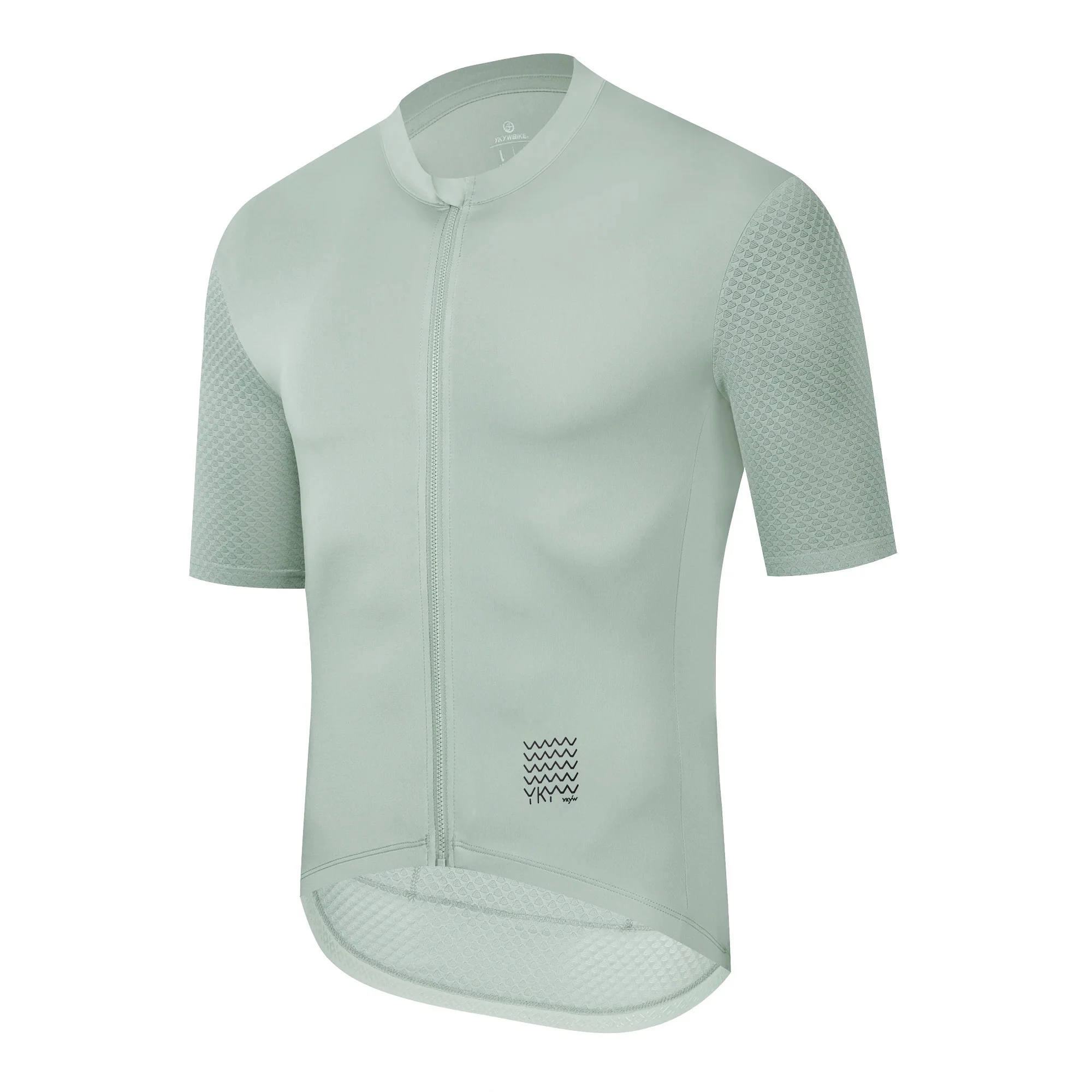 YKYWBIKE Men's Cycling Jersey Short Sleeve Summer Bicycle Jersey Road Bike Shirt Cycling Clothing Breathable Pro Team