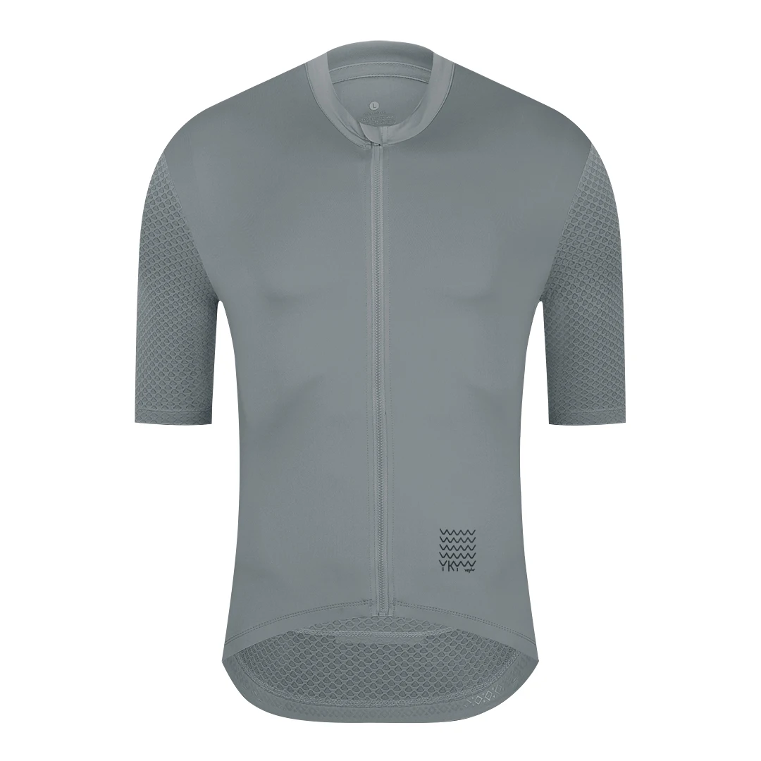 YKYWBIKE Men's Cycling Jersey Short Sleeve Summer Bicycle Jersey Road Bike Shirt Cycling Clothing Breathable Pro Team
