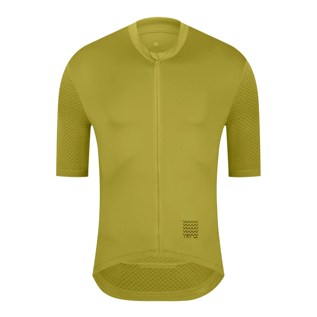 YKYWBIKE Men's Cycling Jersey Short Sleeve Summer Bicycle Jersey Road Bike Shirt Cycling Clothing Breathable Pro Team