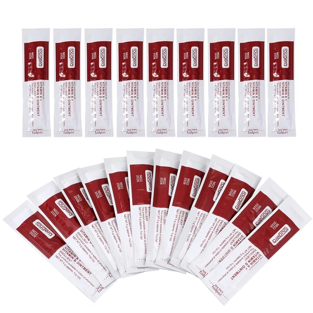 20/30/50/100pcs Tattoo Aftercare Cream Fougera Vitamin Ointment Tattoo Care Supplies Recovery Cream Vitamin A&D Repairing Cream