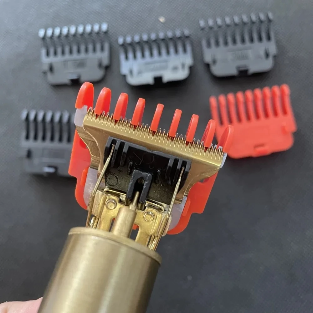 6PCS T9 Hair Clipper Guards Guide Combs Trimmer Cutting Guides Styling Tools Attachment Compatible 1.5mm 2mm 3mm 4mm 6mm 9mm