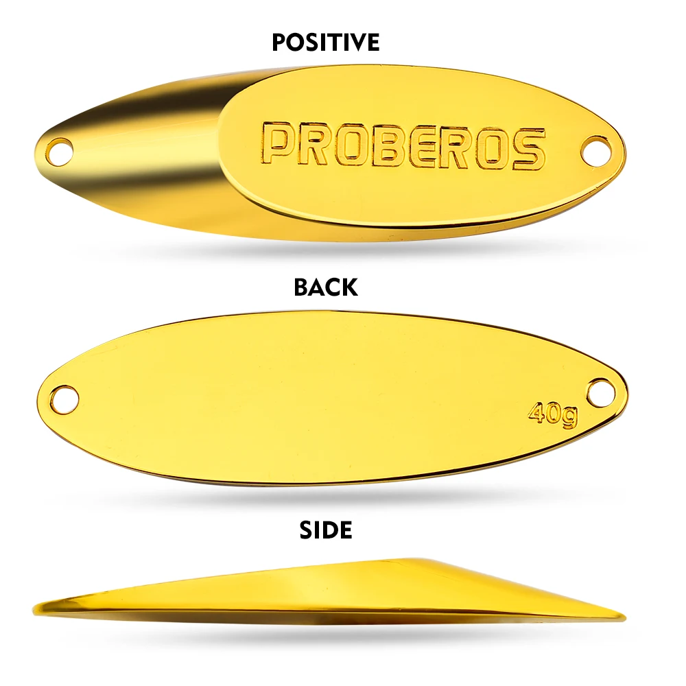 3pc Metal Sequin Bait with Strengthened Hooks and Bevel Sequins - Long Throw Spoon for Artificial Swimbait and Wobbling Action