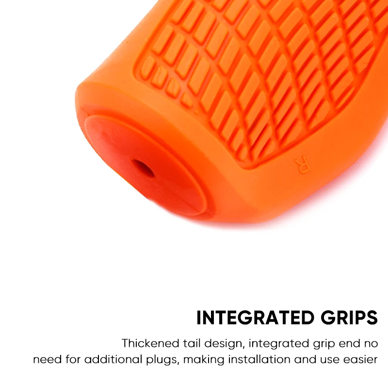 MTB Bicycle Grips Shockproof Bike Handlebar Cover Anti-Slip Lock on Bike Handle Cuffs Ergonomic Cycling Rubber Ball Handle Grips