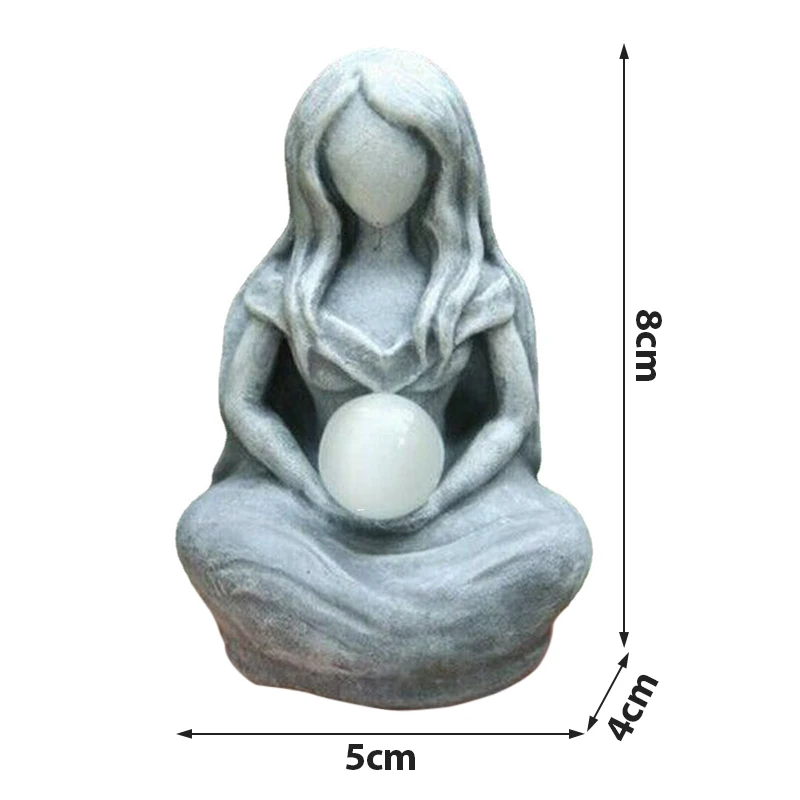 Moon Goddess Statue Creative Cafe Greek Mythological Figure Resin Sculpture Home Decor Figurines For Interior Decorations