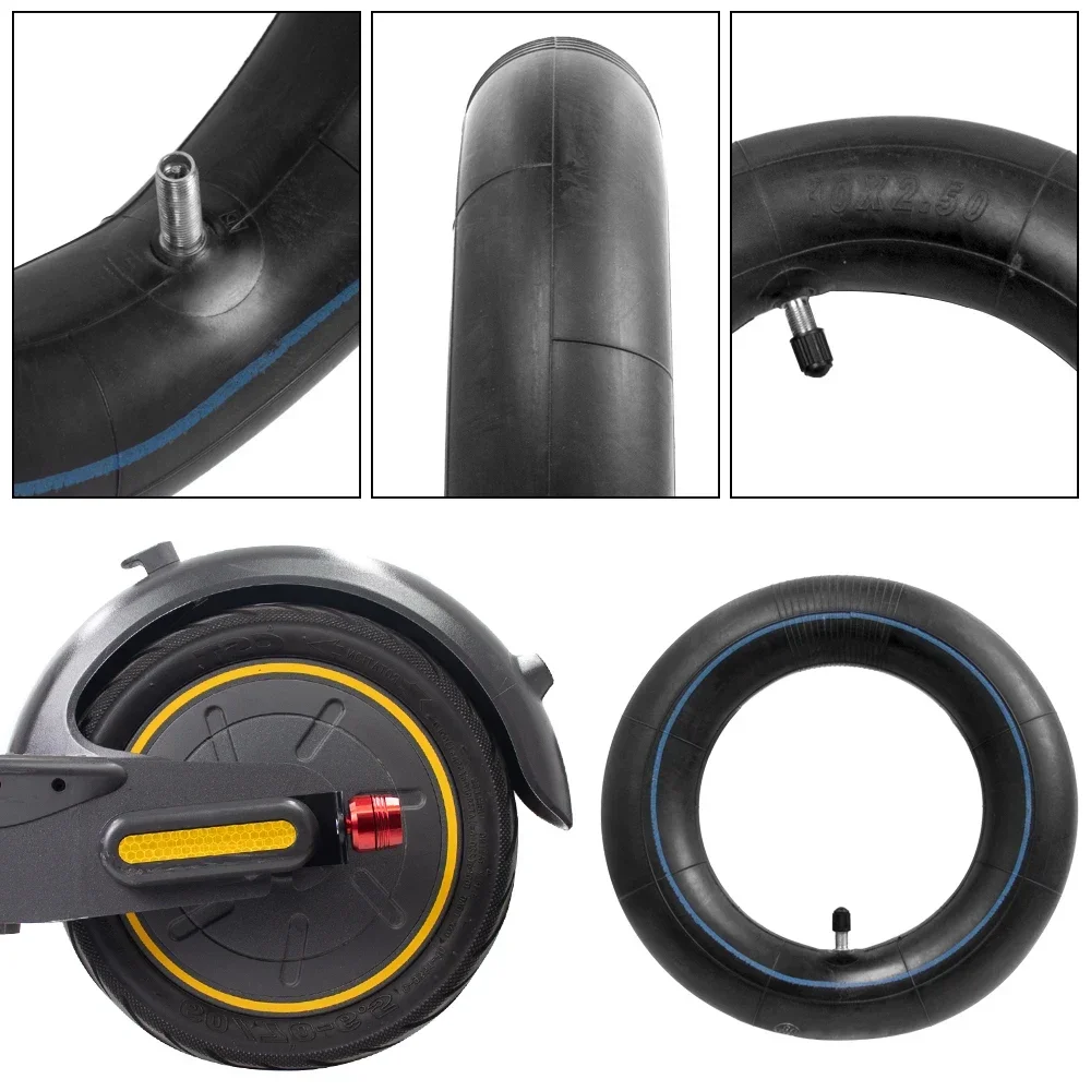 60/70-6.5 Tube Tyre For NINEBOT Max G30 G30D G30LP G2 Electric Scooter Skateboard Accessories 10x2.5 10inch Inner Tube Tire