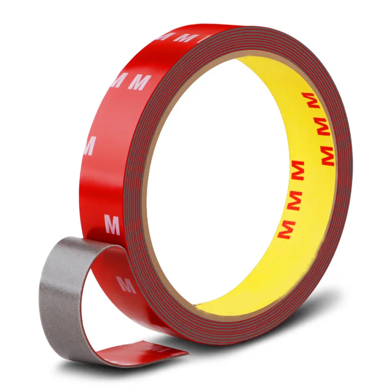 3Meters Double Sided Tape Strong Permanent Acrylic Foam Adhesive Tape Sticker for Car Home Indoor High Temperature