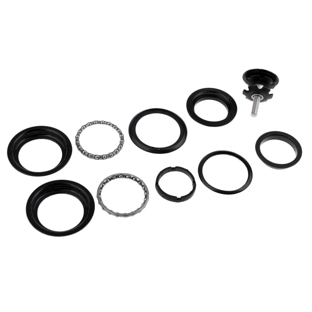 Bicycle Fork Durable MTB Bike Alloy 44mm Road Bike Bike External Headset Head-Tube 1 1/8" Bike Threadless Headset