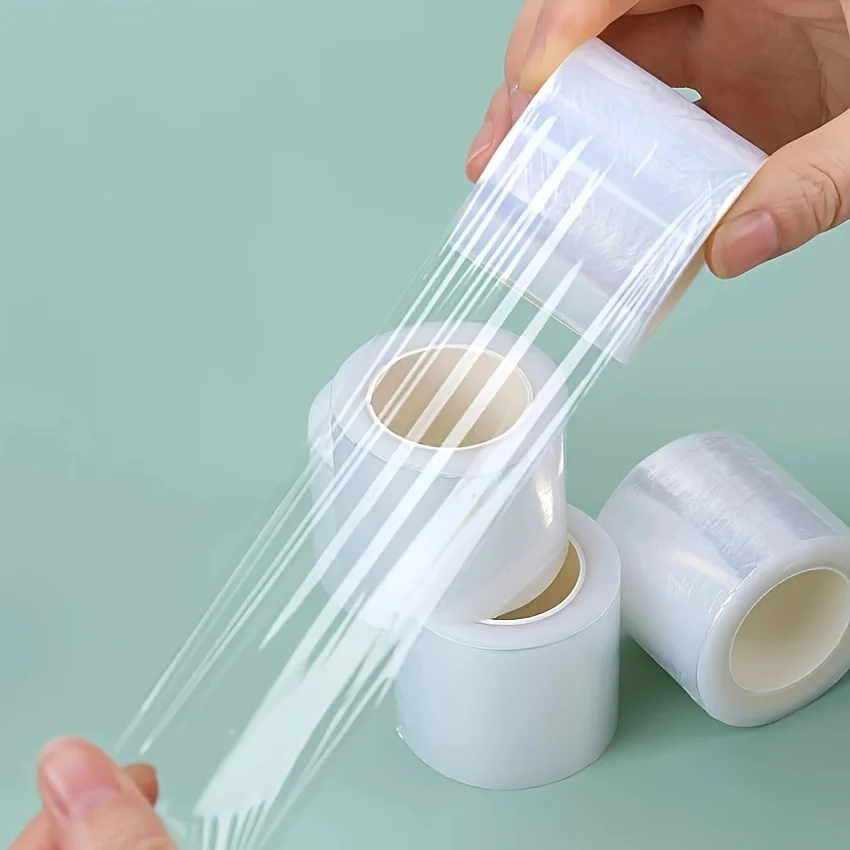 1Roll Tattoo Film Wrap Clear Cover Plastic Disposable Eyebrow Lips Supplies