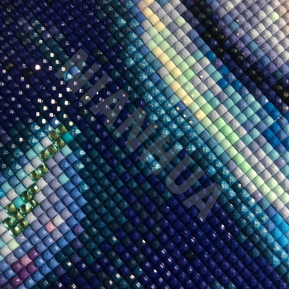 Fairy Dust Square Round Diamond Embroidery Color Elf Rhinestone Diamond Painting Mosaic Shiny Gem Resin Electroplating Productio