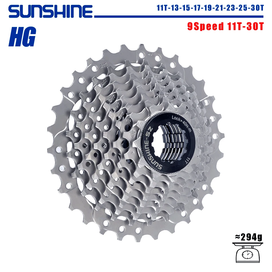 SUNSHINE Road Bike Cassette 8/9/10/11/12 Speed 23/25/28/32/34/36T k7 Cassette 8V 9V 10V 11V 12V for SHIMANO HG