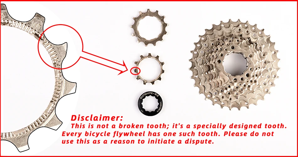 SUNSHINE Road Bike Cassette 8/9/10/11/12 Speed 23/25/28/32/34/36T k7 Cassette 8V 9V 10V 11V 12V for SHIMANO HG
