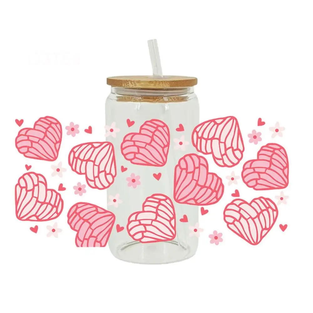 Coffee Printed 3D UV DTF Transfer Stickers High-temperature Resistant Waterproof Transfer Cup Stickers Rub on DIY Decals