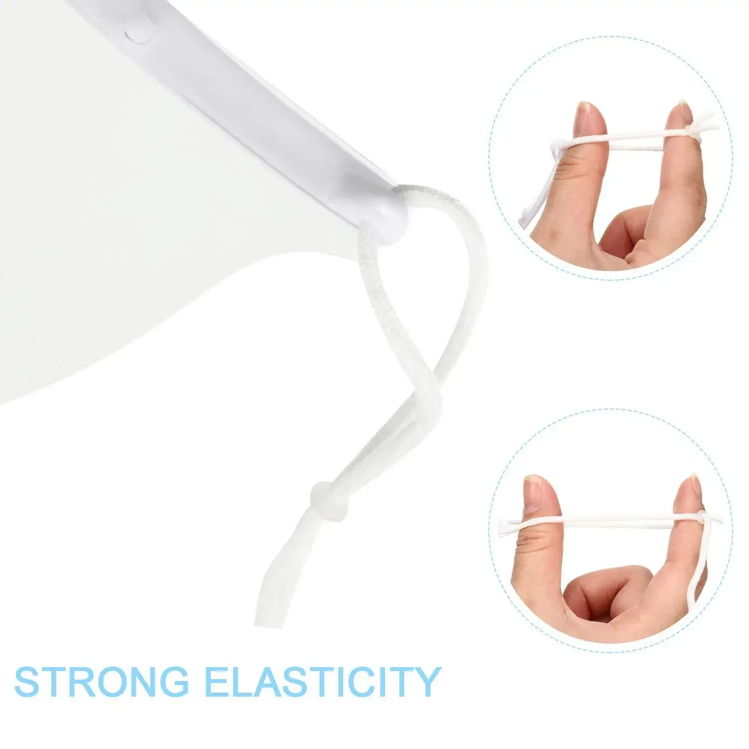 5Pcs Reusable Transparent Anti-fog Mask Shield Cover Restaurant School Plastic Anti-saliva Mouth Shield Beauty Tattoo Accessory