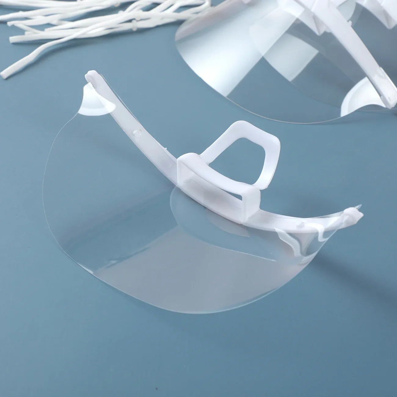 5Pcs Reusable Transparent Anti-fog Mask Shield Cover Restaurant School Plastic Anti-saliva Mouth Shield Beauty Tattoo Accessory