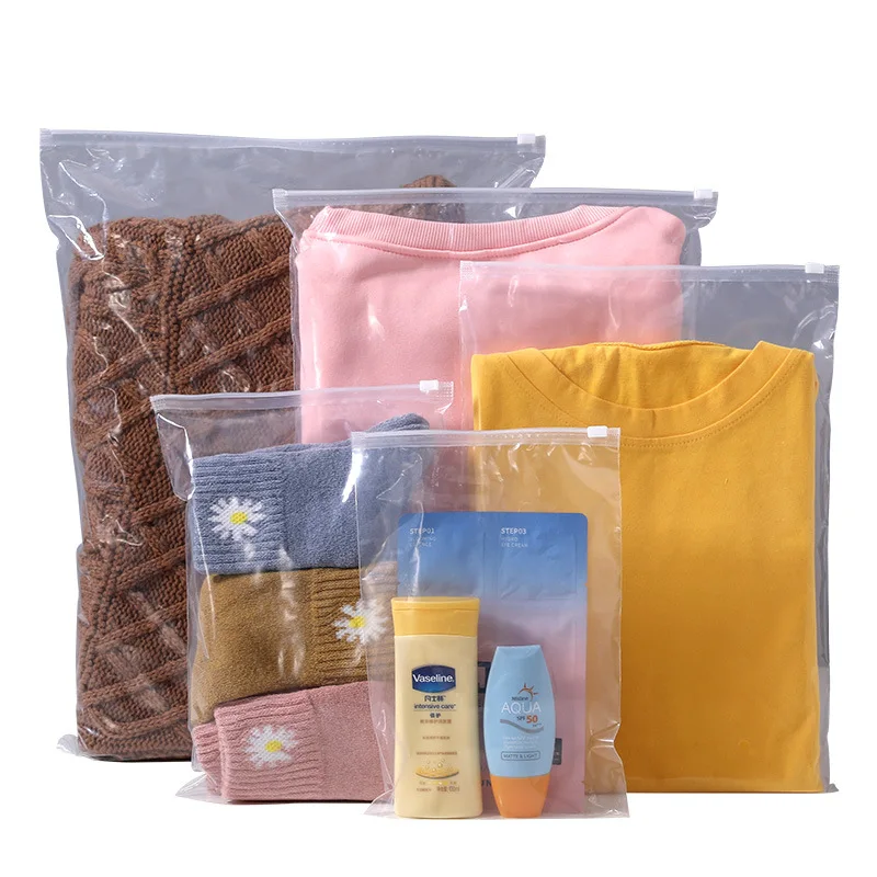 PE Transparent Shoe Storage Bag Multi-purpose Dust Bag Travel Zipper Bag Waterproof Moisture-proof Sealing Shoe Cover Ziplock