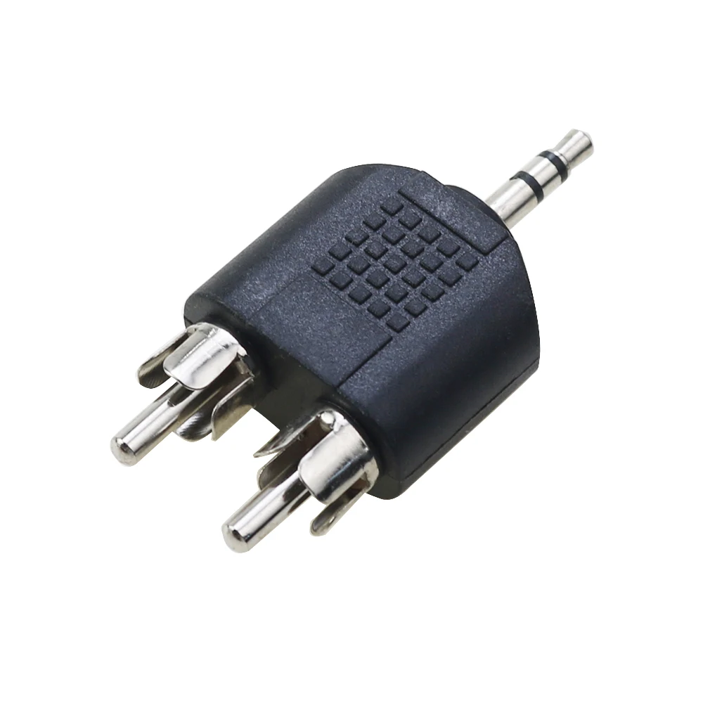 Universal RCA Cable 3.5mm Jack Stereo Audio Cable to 2RCA Socket Female to Male to Headphone 3.5 AUX Y Adapter for DVD Amplifier