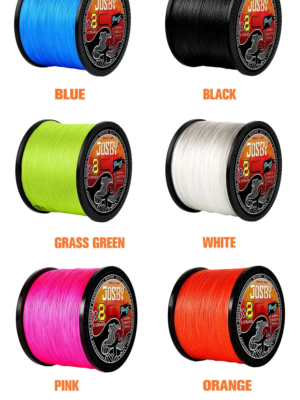 Braided Fishing Line 8 Strand 100M 300M 500M 1000M Spinning PE Multifilamento Japa Carp Fly Sea Saltwater Weave Extreme Pesca