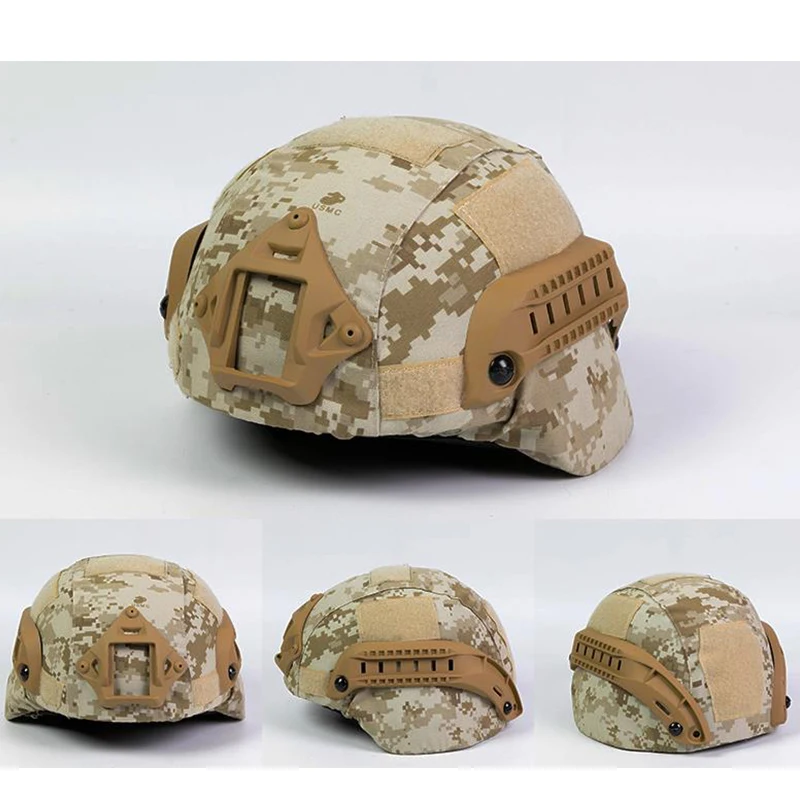Tactical MICH2000 Helmet Cover Hunting Gear Helmet Accessories Camouflage Cloth Helmet Cover for MICH Helmet