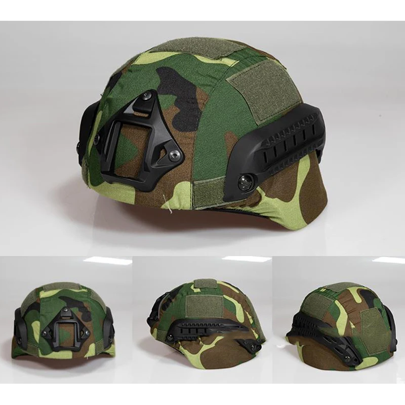Tactical MICH2000 Helmet Cover Hunting Gear Helmet Accessories Camouflage Cloth Helmet Cover for MICH Helmet