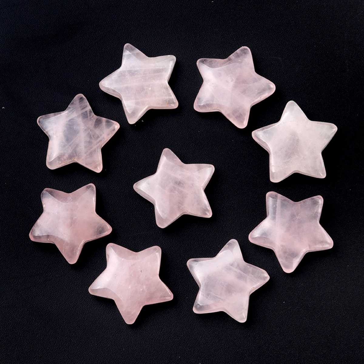 5pcs Natural Stone Amethyst Rose Quartz Crystal Star Mineral Specimen Gemstone Agate Fish Tank Jewelry Home Decoration Ornament