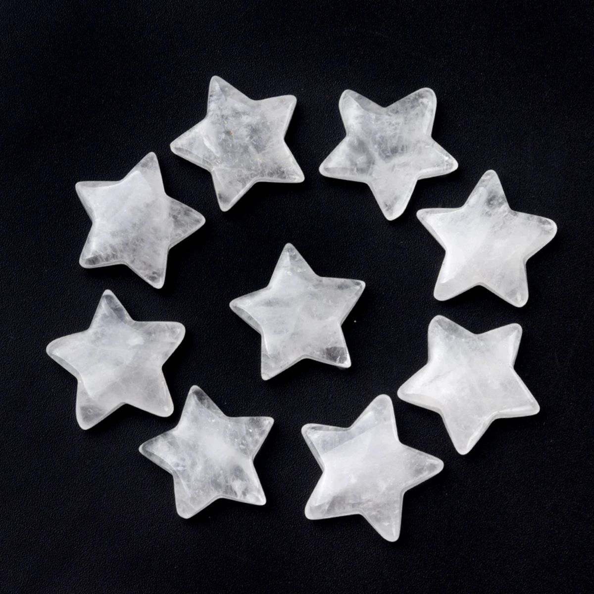 5pcs Natural Stone Amethyst Rose Quartz Crystal Star Mineral Specimen Gemstone Agate Fish Tank Jewelry Home Decoration Ornament