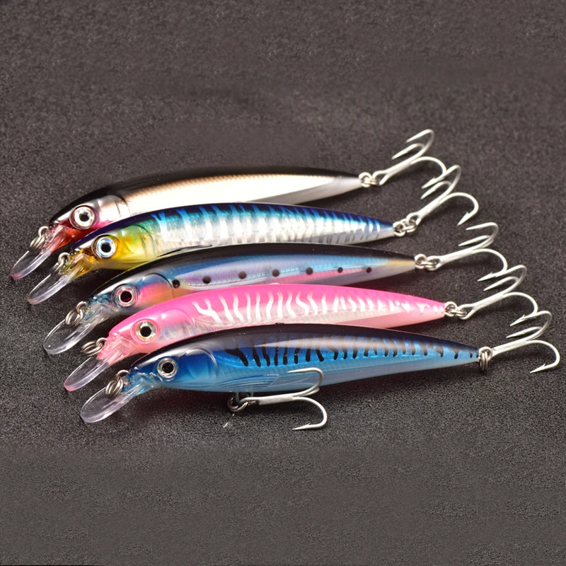 140mm 41g Big Floating Minnow Fishing Lures Laser Artificial Baits Saltwater Long Casting Trolling Wobblers UV Jerkbait Supplies