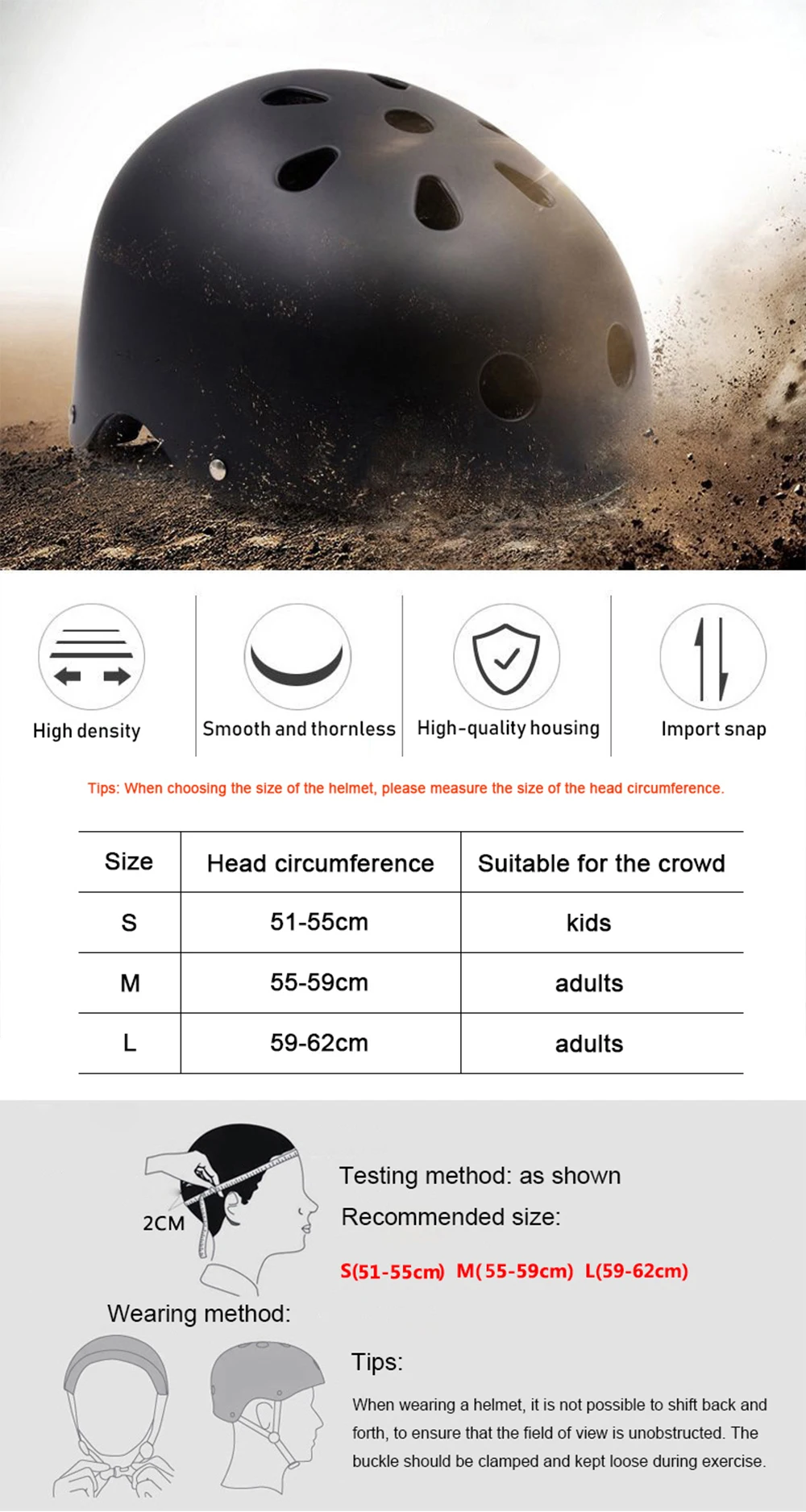 Ventilation Helmet Adult Children Outdoor Impact Resistance for Bicycle Cycling Rock Climbing Skateboarding Roller Skating