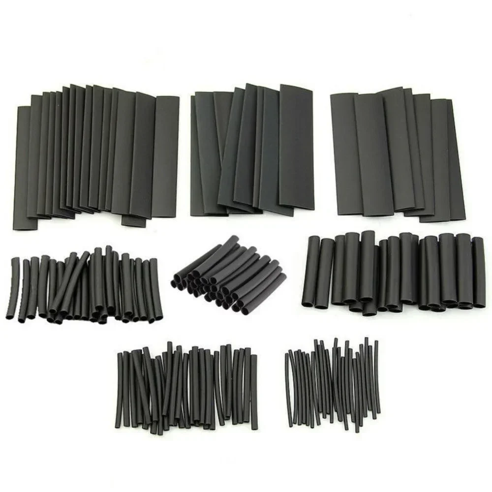 580/328/127PCS Heat Shrink Tubing Wrapping Kit 2:1 Shrinkable Wire Shrinking Wrap Tubing Wire Connect Cover Protection Sleeving