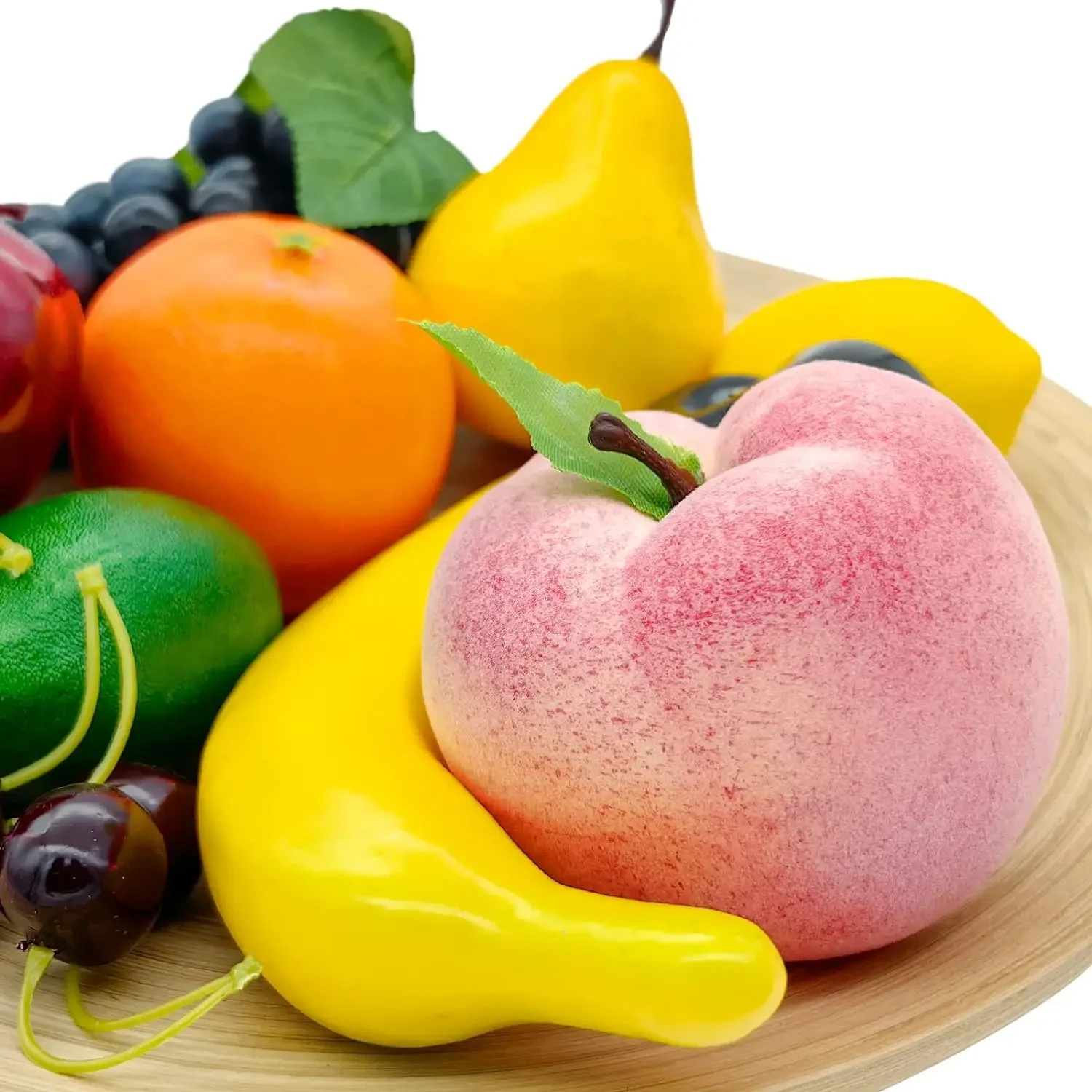 Set of Fake Fruits for Home Decoration, Fruit Model for Party Decoration, Fruit, Strawberry, Mango, Bananas, 20 Pieces/Set
