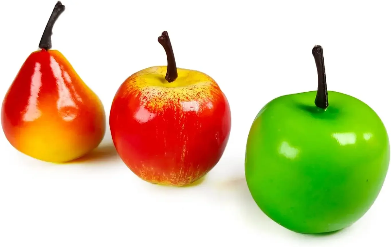 Set of Fake Fruits for Home Decoration, Fruit Model for Party Decoration, Fruit, Strawberry, Mango, Bananas, 20 Pieces/Set
