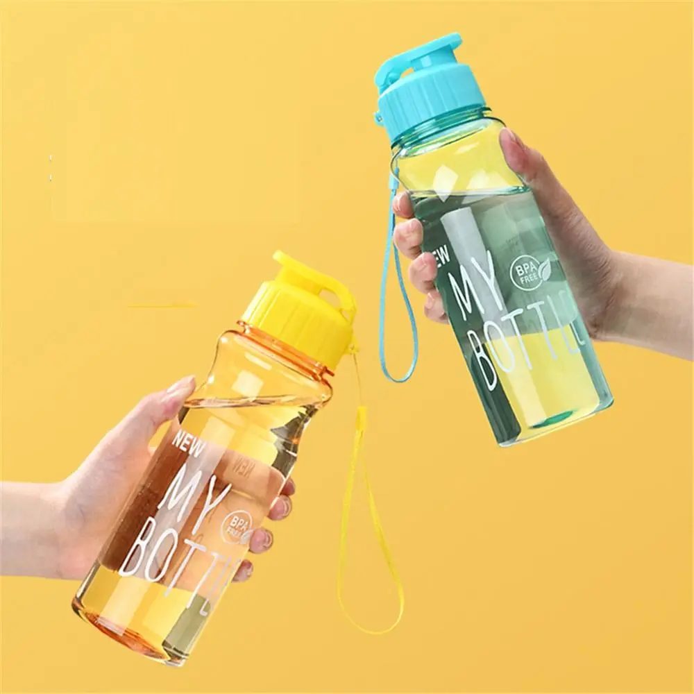 550ML Travel Sport Multi-color Water Bottle Plastic Water Cup Large Capacity