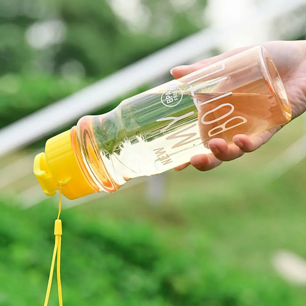 550ML Travel Sport Multi-color Water Bottle Plastic Water Cup Large Capacity